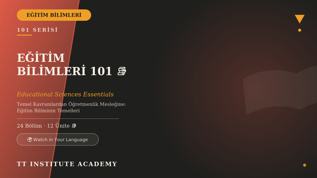 Eğitim Bilimleri 101 seri kapağı