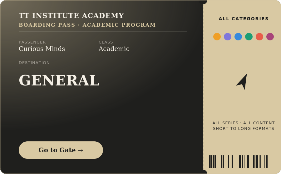 General section academic video lessons